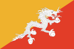 Nationalflagge Bhutan
